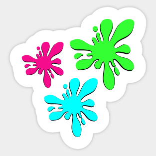 Colorful spot Sticker